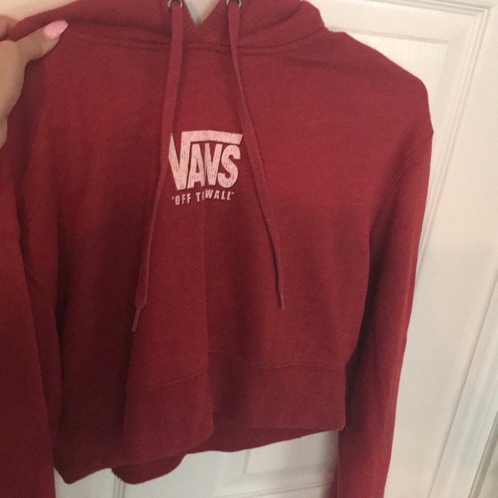 Vans cropped hoodie